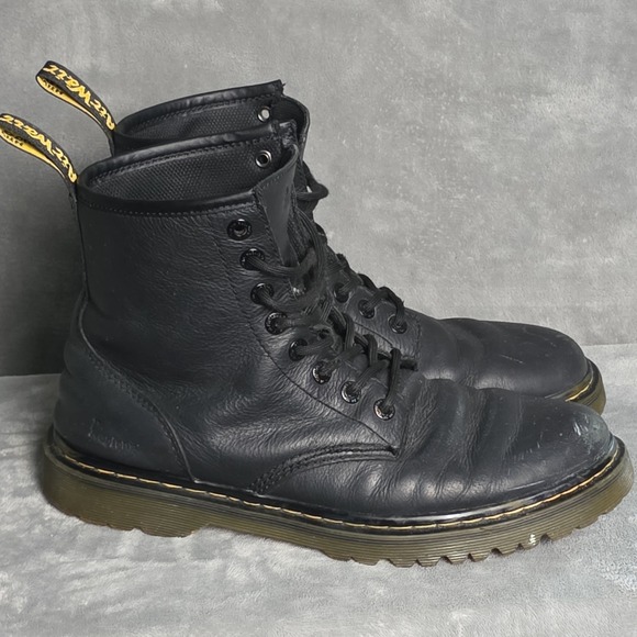 Dr Martens Awley Boots Men\'s US Size 10 Black Leather 8 Eyelet Combat main image 8